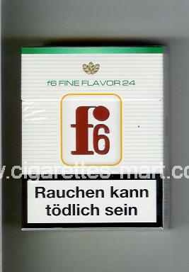 F 6 (german version) (design 3) (Fine Flavor) ( hard box cigarettes )