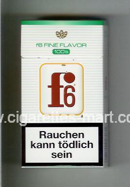 F 6 (german version) (design 3) (Fine Flavor) ( hard box cigarettes )
