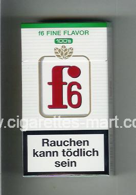F 6 (german version) (design 4) (Fine Flavor) ( hard box cigarettes )