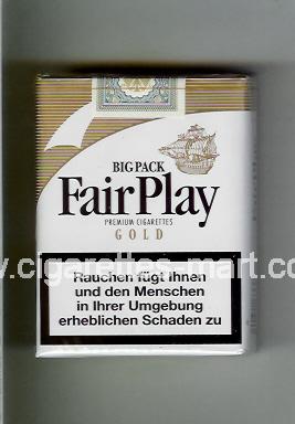 Fair Play (german version) (design 3) (Gold) ( soft box cigarettes )