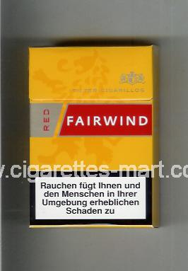 Fairwind (design 2) (Red / Filter Cigarillos) ( hard box cigarettes )