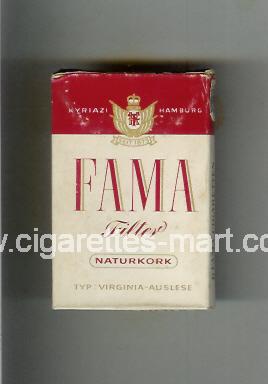 Fama (german version) (Filter / Naturkork) ( hard box cigarettes )