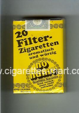 Filter-Zigaretten No Name (Aromatisch und Wurzig) ( soft box cigarettes )
