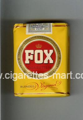 Fox (german version) (design 1) (Blended / Virginia) ( soft box cigarettes )