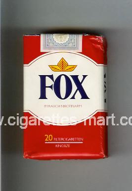 Fox (german version) (design 2) ( soft box cigarettes )