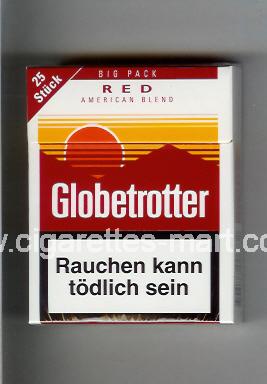 Globetrotter (design 4) (Red / American Blend) ( hard box cigarettes )