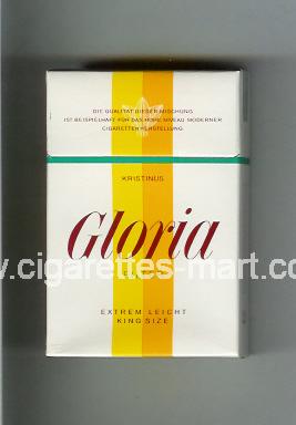 Gloria (german version) (design 2) (Filter / Extrem Leicht) ( hard box cigarettes )
