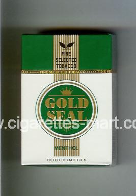 Gold Seal (design 1) Menthol ( hard box cigarettes )