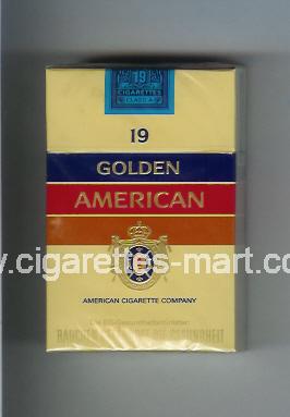 Golden American (german version) (design 1) ( hard box cigarettes )