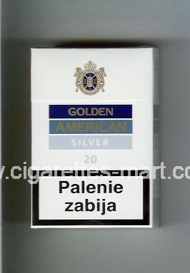 Golden American (german version) (design 2) (Silver) ( hard box cigarettes )