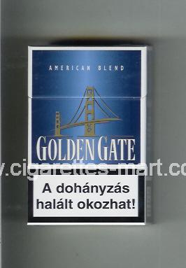 Golden Gate (german version) (design 1) (American Blend) (blue) ( hard box cigarettes )