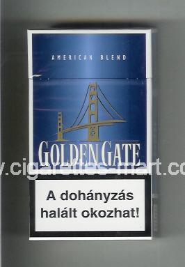 Golden Gate (german version) (design 1) (American Blend) (blue) ( hard box cigarettes )