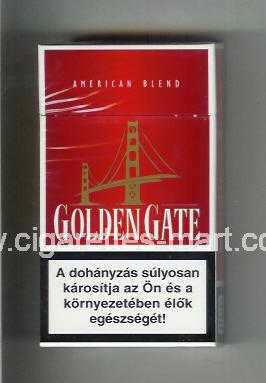 Golden Gate (german version) (design 1) (American Blend) (red) ( hard box cigarettes )