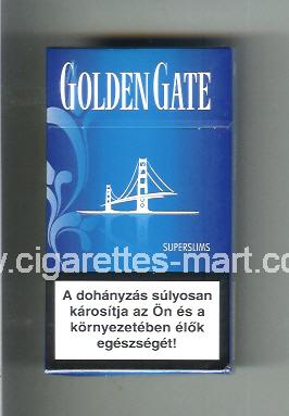 Golden Gate (german version) (design 3) (Superslims) ( hard box cigarettes )