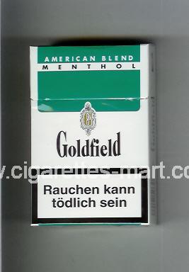 Goldfield (design 1) (American Blend / Menthol) ( hard box cigarettes )