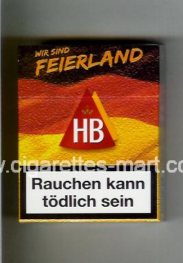 HB (german version) (collection design 3) (Wir Sind Feierland) ( hard box cigarettes )