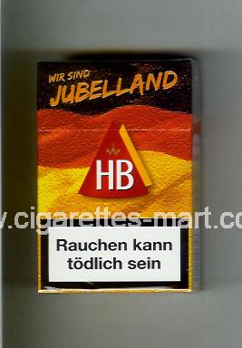 HB (german version) (collection design 3) (Wir Sind Jubelland) ( hard box cigarettes )