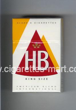 HB (german version) (design 3A) (King Size) ( hard box cigarettes )