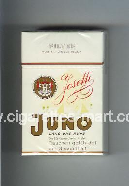 Juno (german version) (design 4A) (Josetti / Land und Rund / Filter) ( hard box cigarettes )