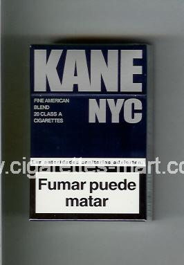 Kane NYC (Fine American Blend) ( hard box cigarettes )