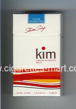 Kim (german version) (design 1A) (American Blend / Mild) ( hard box cigarettes )