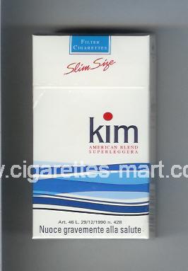 Kim (german version) (design 1A) (American Blend / Superleggera) ( hard box cigarettes )