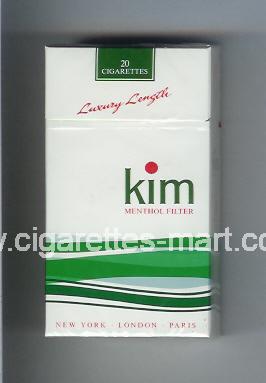 Kim (german version) (design 1A) (Menthol Filter) ( hard box cigarettes )