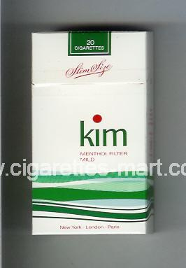 Kim (german version) (design 1A) (Menthol Filter Mild) ( hard box cigarettes )