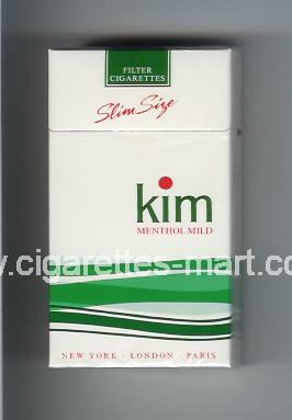 Kim (german version) (design 1A) (Menthol Mild) ( hard box cigarettes )