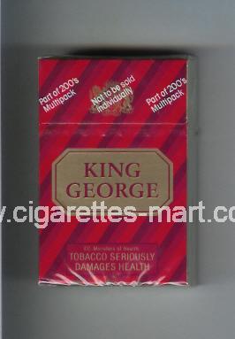 King George (design 1) ( hard box cigarettes )