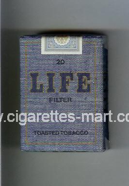 Life (german version) (Filter / Toasted Tobacco) ( soft box cigarettes )