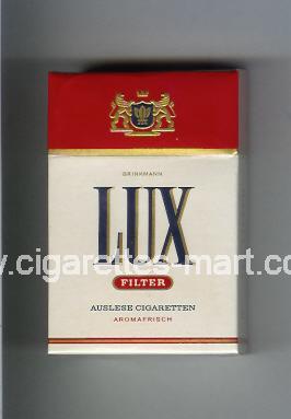 Lux (german version) (design 6) (Filter / Auslese Cigaretten / Aromafrisch) ( hard box cigarettes )