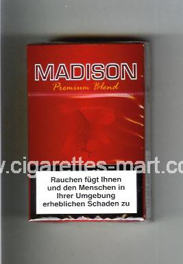 Madison (german version) (design 2) (Premium Blend) ( hard box cigarettes )