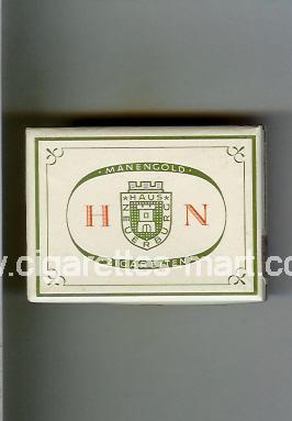 Manengold HN (Haus Neuerburg) ( box cigarettes )