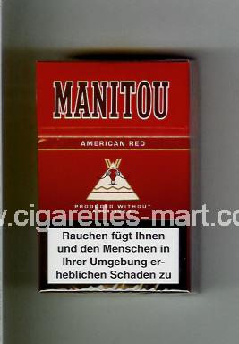 Manitou (design 1) (American Red) ( hard box cigarettes )