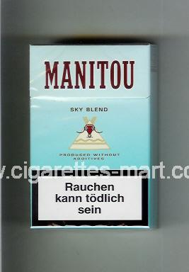 Manitou (design 1) (Sky Blend) ( hard box cigarettes )