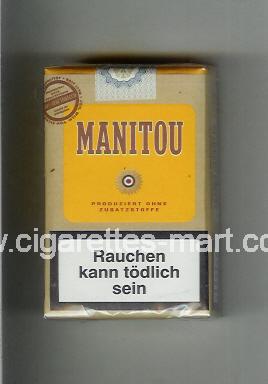 Manitou (design 3) (brown & yellow) ( soft box cigarettes )