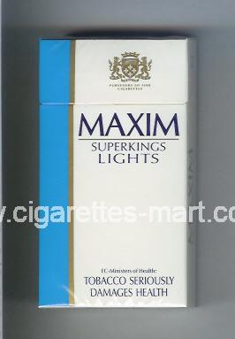 Maxim (german version) (design 2) (Lights) ( hard box cigarettes )