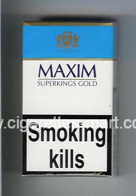 Maxim (german version) (design 3) (Gold) ( hard box cigarettes )