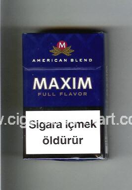 Maxim (german version) (design 4) (Full Flavor / American Blend) ( hard box cigarettes )