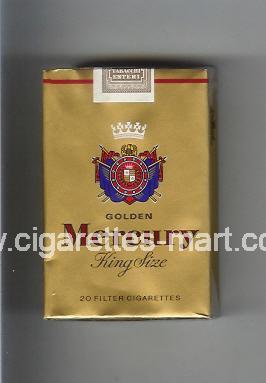 Mercury (german version) (design 2) Golden ( soft box cigarettes )