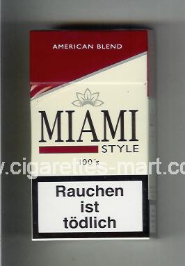 Miami (german version) (design 2) (Style / American Blend) ( hard box cigarettes )