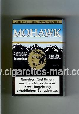 Mohawk (design 3) (black & blue) ( hard box cigarettes )