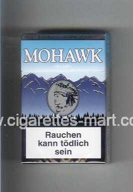 Mohawk (design 3) Blue ( hard box cigarettes )