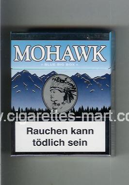Mohawk (design 3) Blue ( hard box cigarettes )