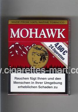Mohawk (design 3) (red) ( hard box cigarettes )