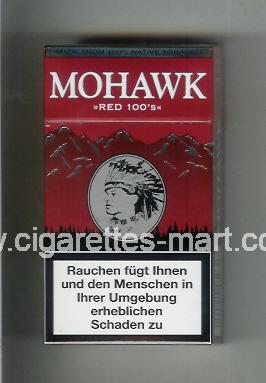 Mohawk (design 3) Red ( hard box cigarettes )