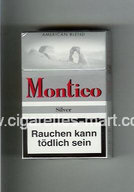 Montico (Silver / American Blend) ( hard box cigarettes )