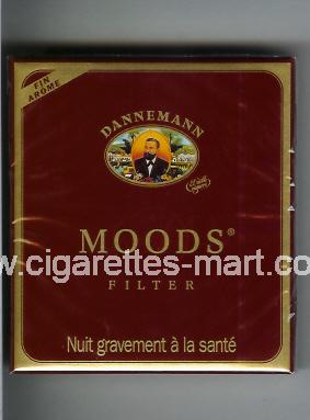 Moods (german version) (design 1) Dannemann (Filter) ( box cigarettes )