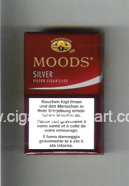 Moods (german version) (design 2) Dannemann (Silver / Filter Cigarillos) ( hard box cigarettes )